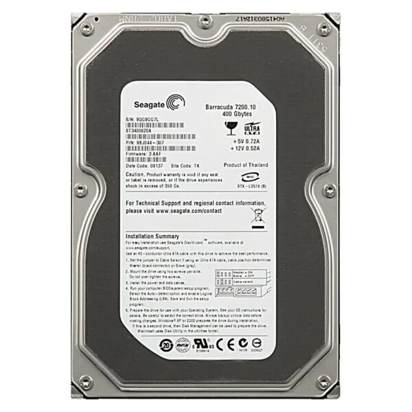 Жесткий диск Seagate 9BJ044 400Gb 7200 IDE 3.5" HDD