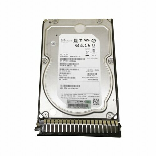 Жесткий диск HP 862140-001 6Tb 7200 SAS 3,5 HDD