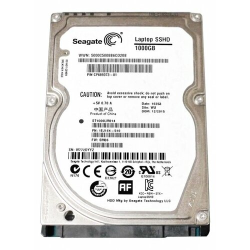 Жесткий диск HGST 1EJ164 1Tb 7200 SATAII 25 HDD 9635₽