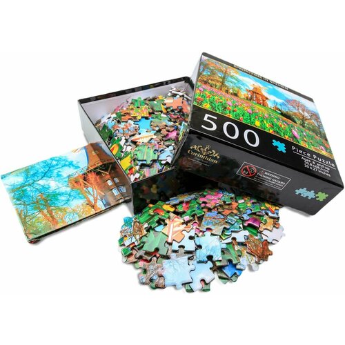 Пазл Piece Puzzle 500, Springtime in Bremen