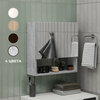 Навесной зеркальный шкаф для ванной и прихожей Кео ШКН 150 - изображение
