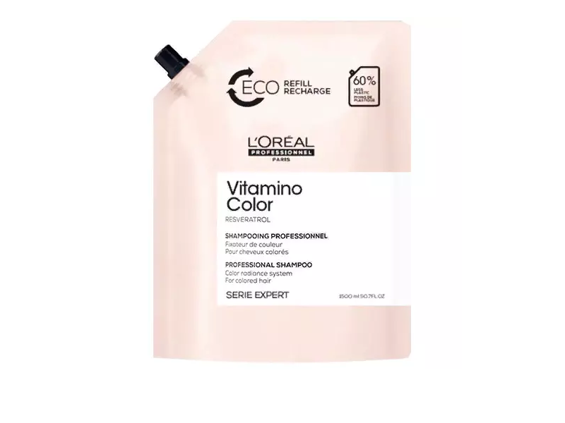 L'Oreal Professionnel Vitamino Color Vitamino Color Resveratrol Shampoo, Шампунь для окрашенных волос с ресвиратролом, 1500 мл ЭКО формат REFILL