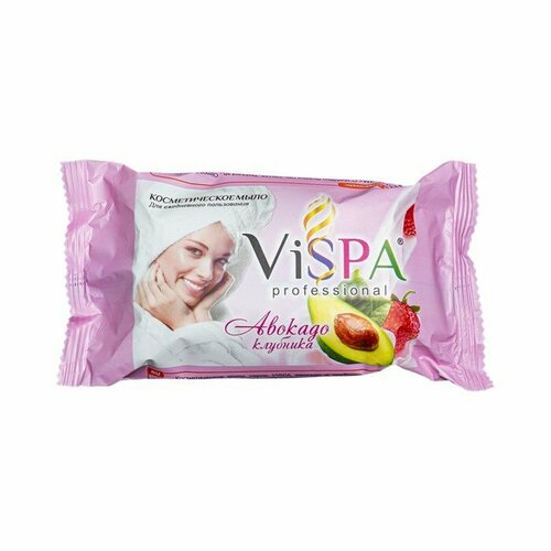 Мыло туалетное Vispa Авокадо и клубника 170 г комплект из 10 шт 2398₽