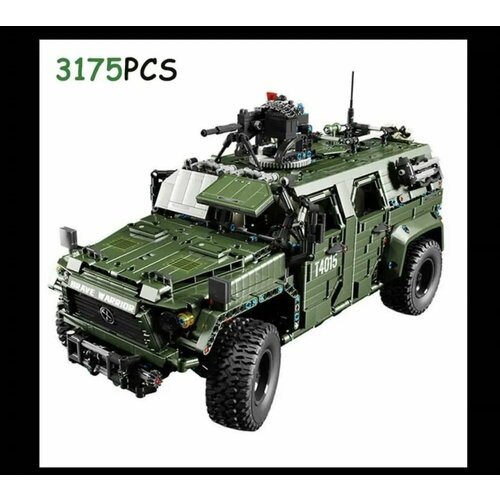 Конструктор для мальчика: Военный Джип T4015, 3175 дет.