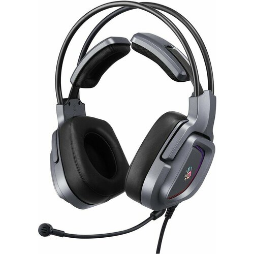 Наушники с микрофоном A4Tech Bloody G575 серый 2м мониторные USB оголовье G575 USB GREY 11997₽