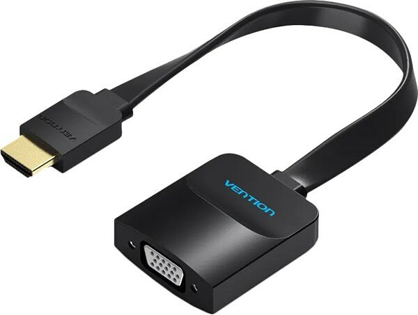 Мультимедиа конвертер Vention HDMI 19М/VGA F/mini Jack 3.5 mm F/micro USB 2.0 Type B F (ACKBB), Мультимедиа конвертер Vention HDMI VGA + а