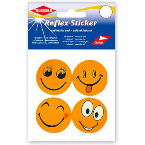 Аппликации самоклеящиеся светоотражающие Забавная мордашка диаметр 48см ПВХ Kleiber 611-87 452₽