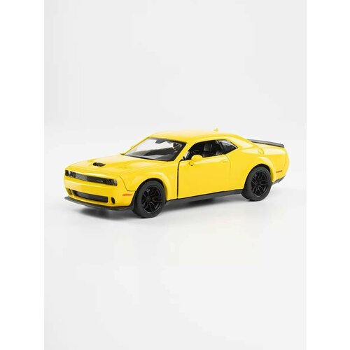 Машина металлическая коллекционная 1:24 Dodge Challenger SRT Hellcat Wide-Body 1 32 dodge charger srt hellcat sport alloy car model diecasts