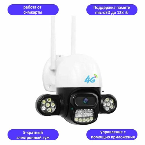IP камера видеонаблюденияуличная с автослежением 566500₽