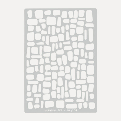 Изображение товара Mr.Painter TFR-10-FV80 Трафарет-маска 11.5×16.5 см для формирования мостовой фактуры облицовки