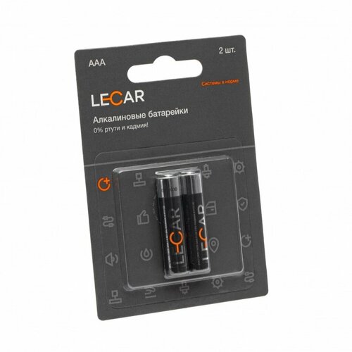 батарейка lecar alkaline aaa уп 4 шт lecar арт lecar000023106 Батарейка Lr03/Aaa Lecar (Алкалиновая) (2 Шт.) LECAR арт. LECAR000013106