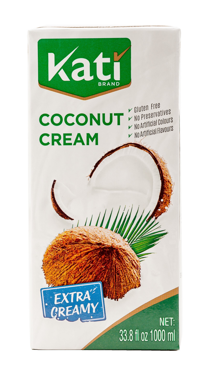Растительный аналог сливок Kati кокосовый для взбивания пастеризованный 24% 1 л