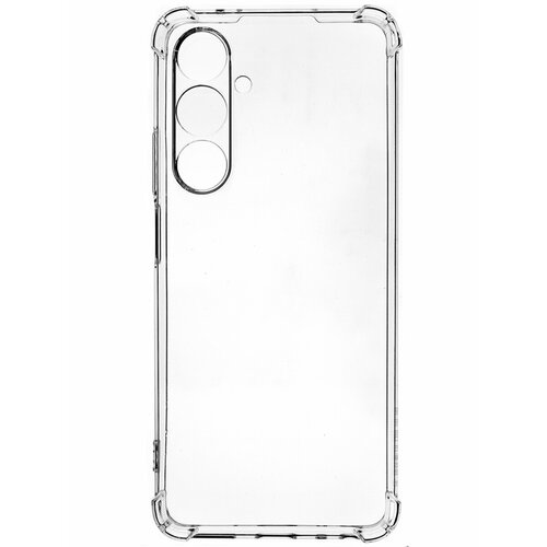 PERO Чехол-накладка Clip Case усиленный для Samsung Galaxy A25 прозрачный (Прозрачный)
