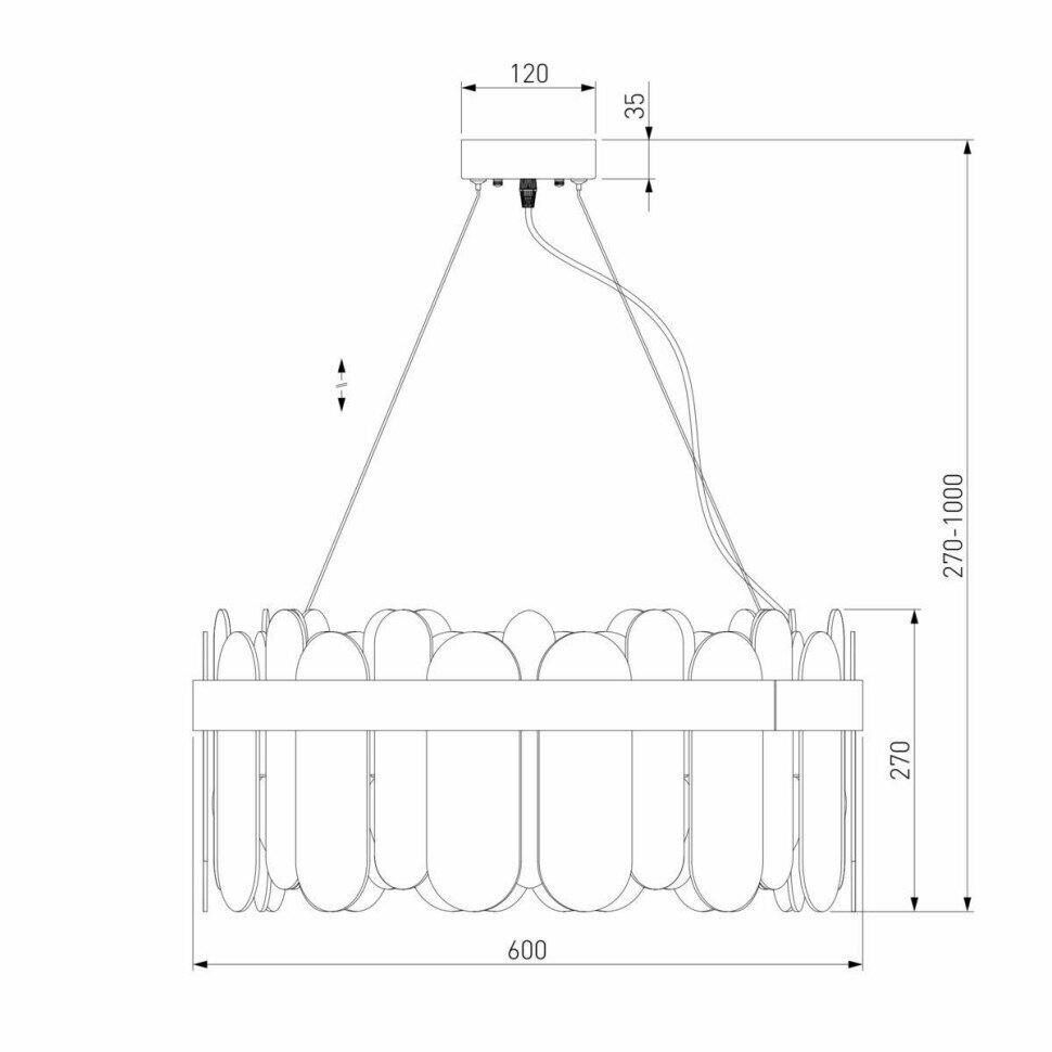 Люстра Bogates CONTE 333/10 4690389165214 Bogate's - фото №8