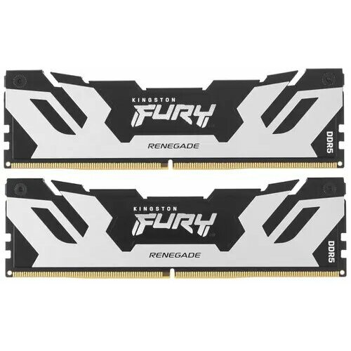 Оперативная память 32Gb DDR5 8000MHz Kingston Fury Renegade Silver 2x16Gb KIT KF580C38RSK2-32 2935000₽