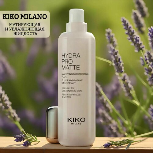 увлажняющий флюид придающий коже сияние с гиалуроновой кислотой kiko milano hydra pro glow Матирующая и увлажняющая жидкость с гиалуроновой кислотой HYDRA PRO MATTE