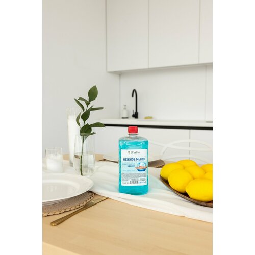 Жидкое нежное мыло, Сидель, Антибактериальное, 1 л