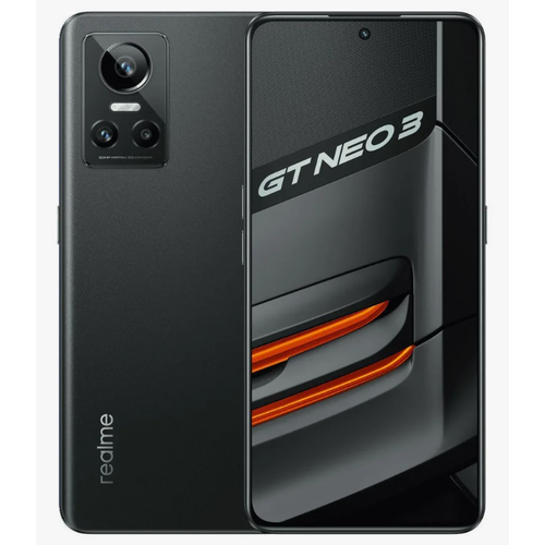 Смартфон realme GT Neo 3 150W 12256 ГБ Global ROM Dual nano SIM черный 42290₽
