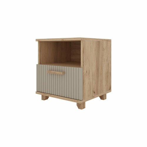 Тумба прикроватная Ньёрд - Дуб вотанИва пепельная 4224₽