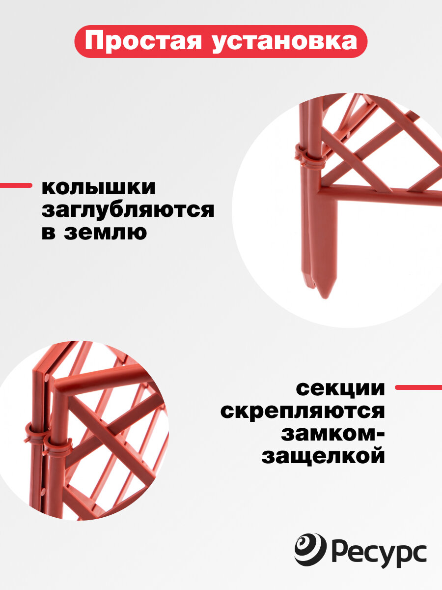 Забор декоративный «Плетёнка», 3.2 м, цвет жёлтый Леруа Мерлен - фото №12