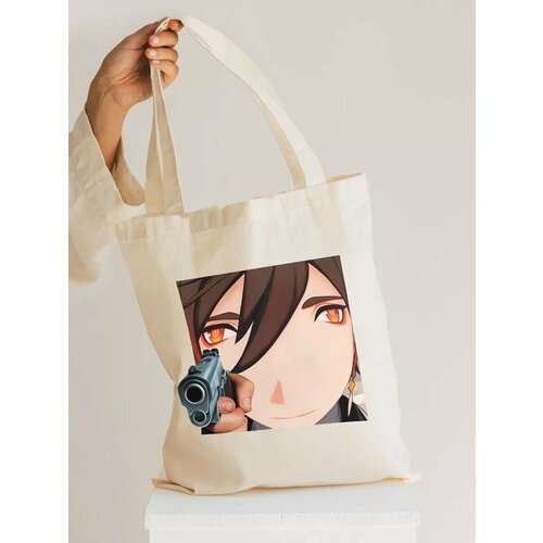 Сумка шоппер дардарим, белый