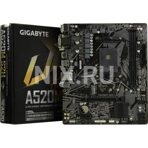 Материнская плата Gigabyte A520M S2H