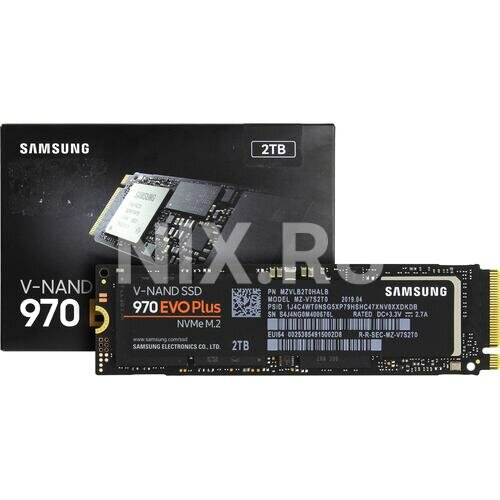 SSD Samsung 970 EVO Plus 2 Тб MZ-V7S2T0BW