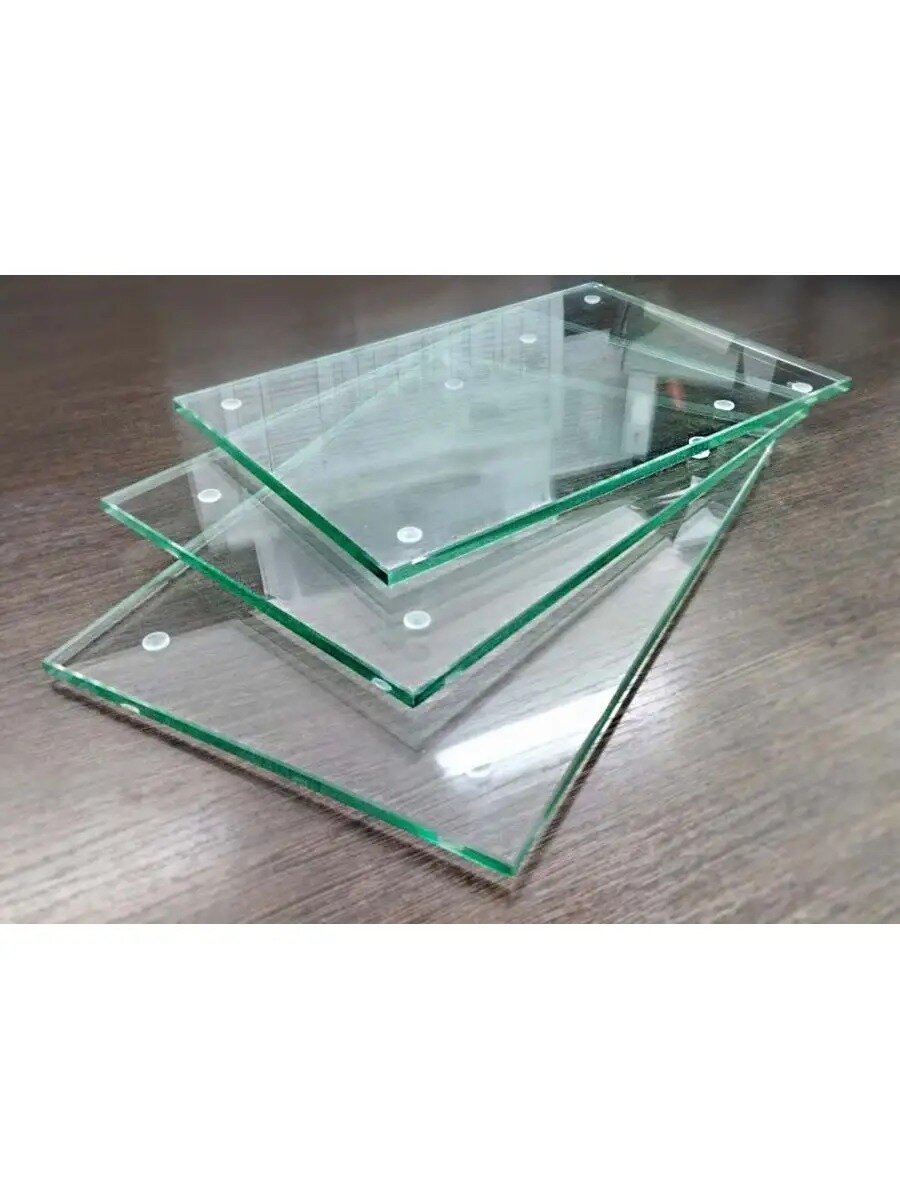 Доски разделочные сервировочные стекло закалённое 6 мм, 20x30см (комплект из 3 штук)