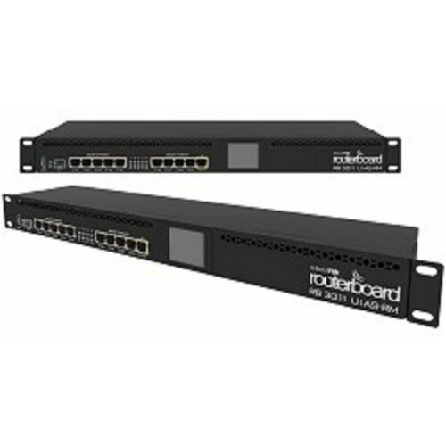 MikroTik RB3011UiAS-RM Маршрутизатор RouterOS License5 Память 1GB Порты10 101001000 Ethernet ports 117870₽