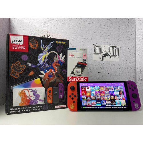 Прошитый Nintendo Switch Oled pokemon 256gb 4750000₽
