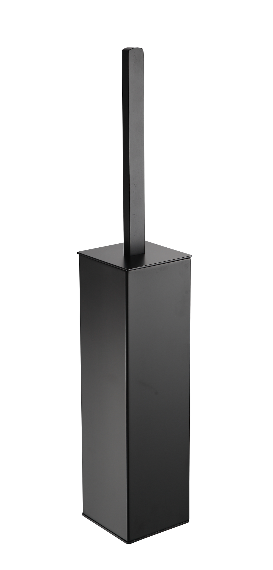 Ершик для туалета Gappo с подставкой и крышкой G904-6, цвет черный