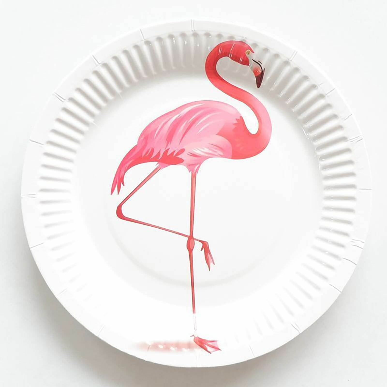 Тарелки "Фламинго", 18 см, 10 шт.
