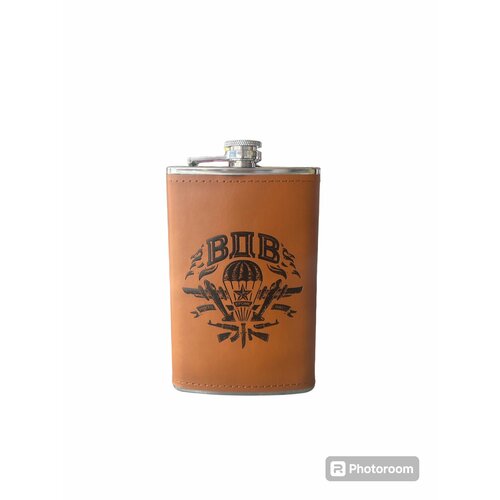 Фляжка ВДВ - 280мл с кожаным чехлом 600₽