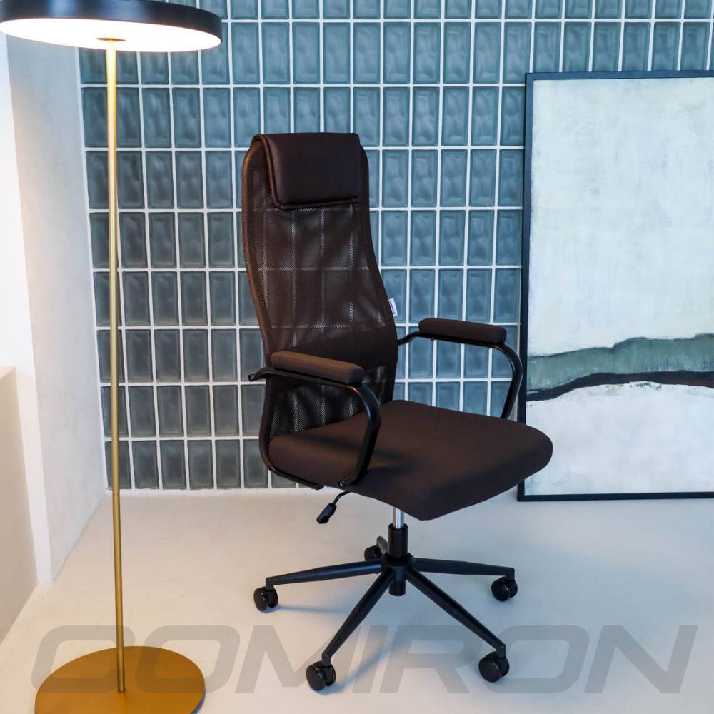 фото Кресло руководителя CH-9M Ch Черный сетка/ткань