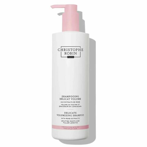 Деликатный шампунь для объема волос, с экстрактом розы CHRISTOPHE ROBIN Delicate Volumising Shampoo with rose extracts 500ml