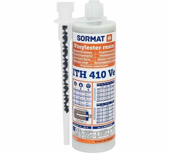 Анкер химический SORMAT винилэстер ITH 410 VE 1 шт