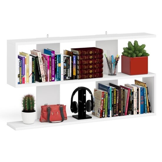 Картинки Полка Свк Мори 1200, цвет белый, ШхГхВ 120х21х64,8 см, универсальная сборка