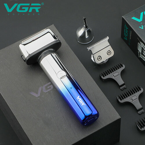 Электробритва VGR V-365, 3в1, для бороды, усов и других частей тела