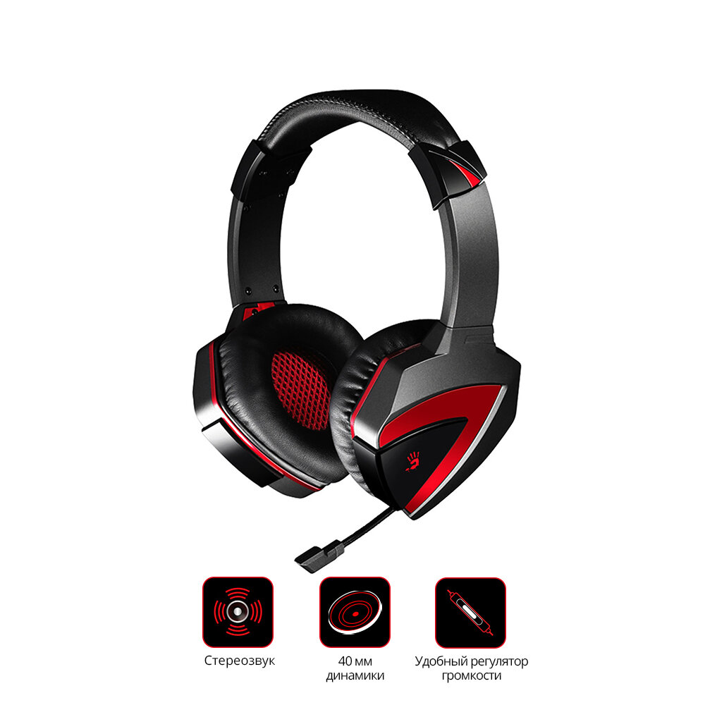 наушники с микрофоном A4Tech G500 Bloody - фото №8