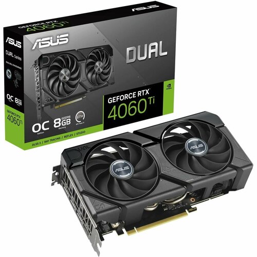 Видеокарта ASUS GeForce DUAL RTX 4060 Ti EVO OC 8GB 90YV0J49-M0NA00 55870₽