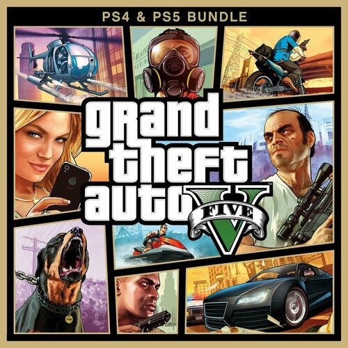 Grand Theft Auto V Standard Edition для PS4 и PS5 цифровая версия регион Турция 13170₽
