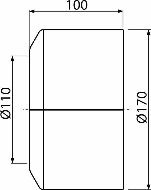 Обрамление AlcaPlast A980 110 большое — фото 1