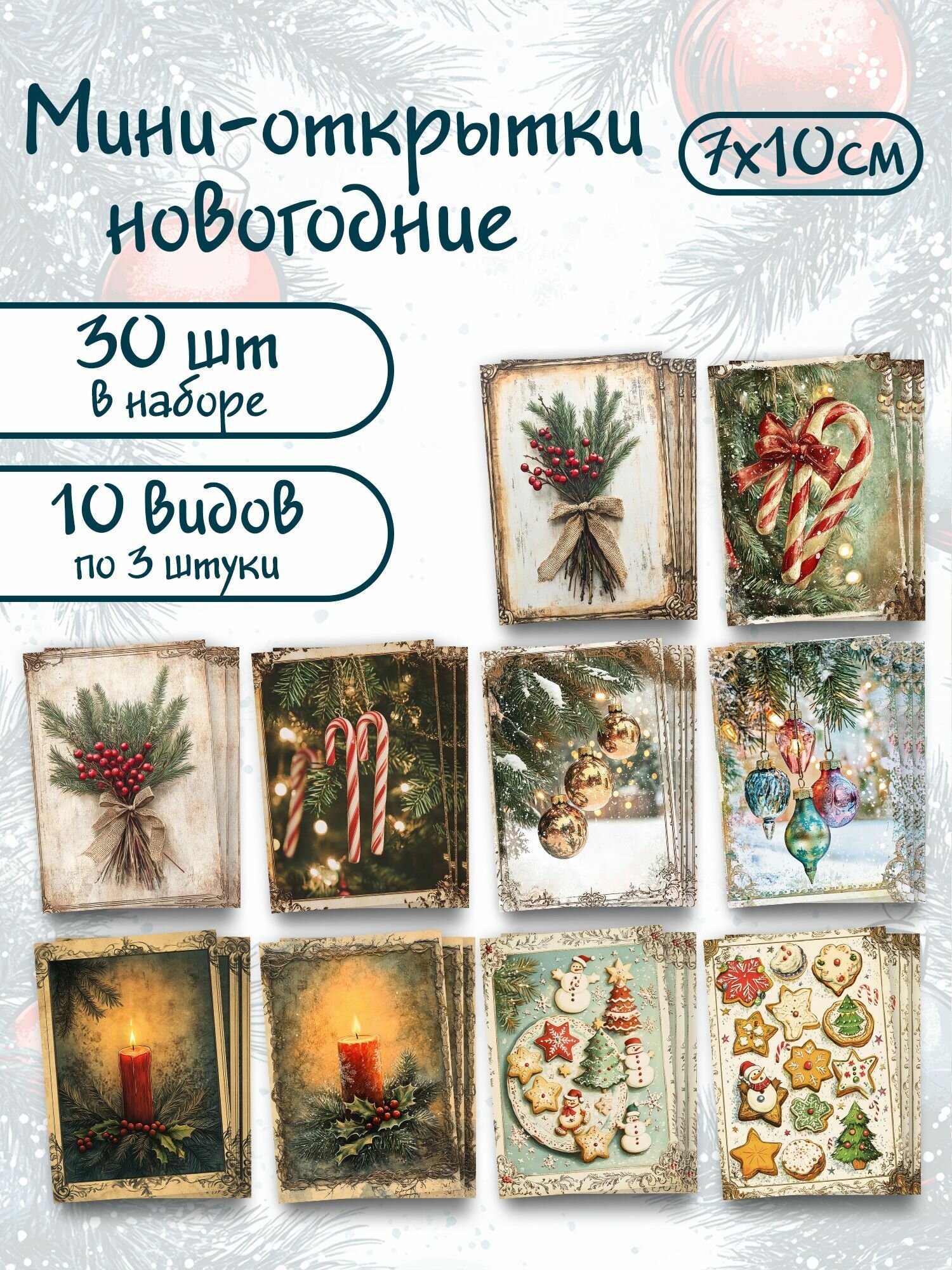 Набор мини открыток PrintMania 