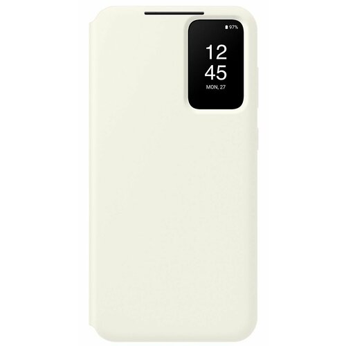 Чехол Smart View Wallet для Samsung Galaxy S23 Plus EF-ZS916CUEGRU кремовый бежевый, белый