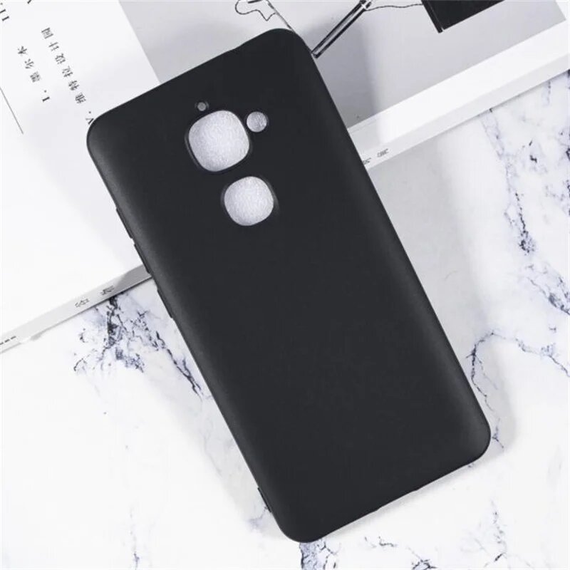 Антидетонационный мягкий чехол из ТПУ для телефона Letv Leeco Le S3 X522 Le2 X527 le2 x520 x526 S3 x626 Силиконовый чехол-бампер из закаленного стекла, Only Black Case, Leeco Le 2