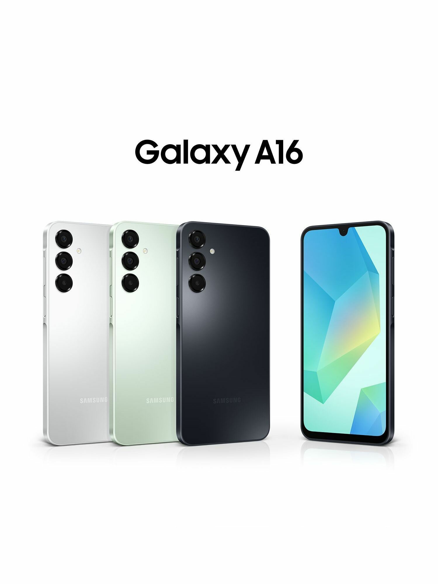 Смартфон Samsung Galaxy A16, 6.7", 8 ГБ/256 ГБ, AMOLED, 2340×1080, светло-зеленый — фото 1