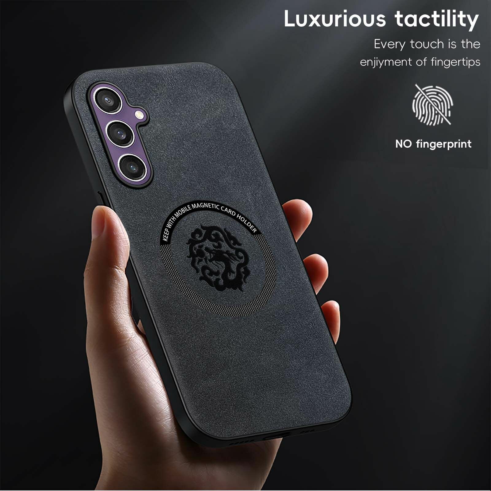 Чехол на Samsung Galaxy S24 /(Самсунг Галакси с24), Высококачественная кожа — фото 1