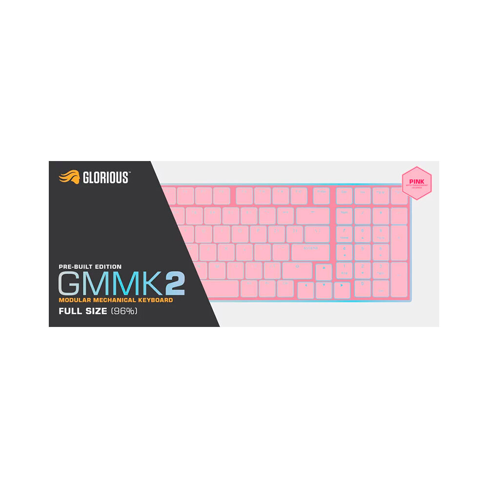 Клавиатура Glorious GMMK 2 Full Size (96%) Pink Pre-Built Fox Linear Switch — фото 1