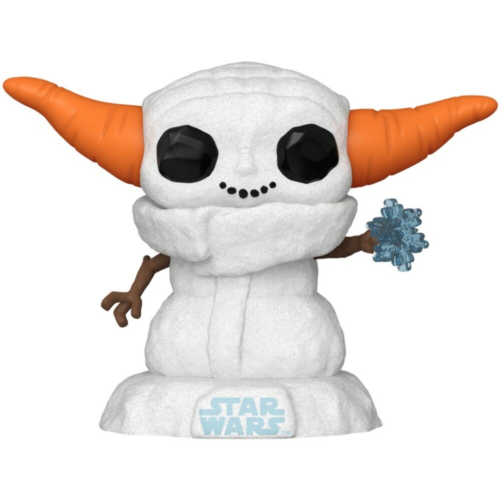 Фигурка Funko POP! головотряс Star Wars: The Mandalorian Grogu (Snowman) 80011