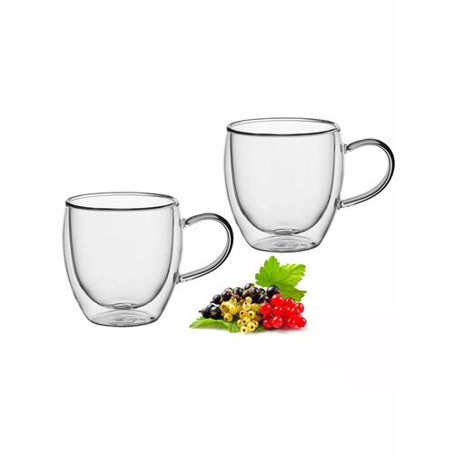 Набор стеклянных чашек 250 мл 954₽